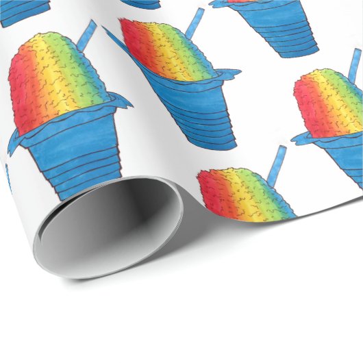 ハワイアンレインボーシェアアイス凍っていデザートハワイ ラッピングペーパー (ロールコーナー)