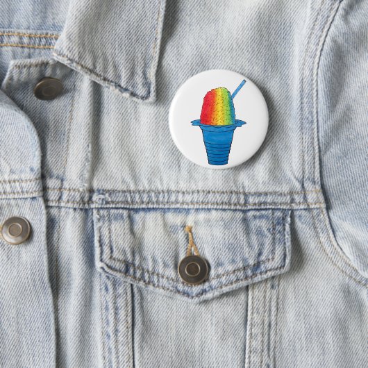 ハワイアンレインボーシェアアイス凍っていデザートハワイ 缶バッジ (インサイチュ)