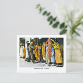 ハワイアンレイ業者 ポストカード (スタンド正面)