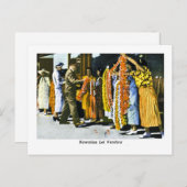 ハワイアンレイ業者 ポストカード (正面/裏面)