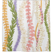 ハワイアンレイ花シャワーカーテン シャワーカーテン (正面)