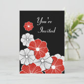 ハワイアンレトロ招待状 招待状 (スタンド正面)