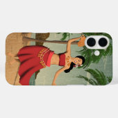 ハワイアンヴィンテージフラガー動揺してルはがき Case-Mate iPhoneケース (裏面 (横))