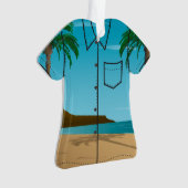 ハワイアンヴィンテージメレカリキマカアロハシャツ オーナメント (正面)