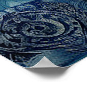 ハワイアンヴィンテージ植物解体書 ポスター (角)