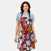 ハワイアン休日 エプロン (着用した状態)