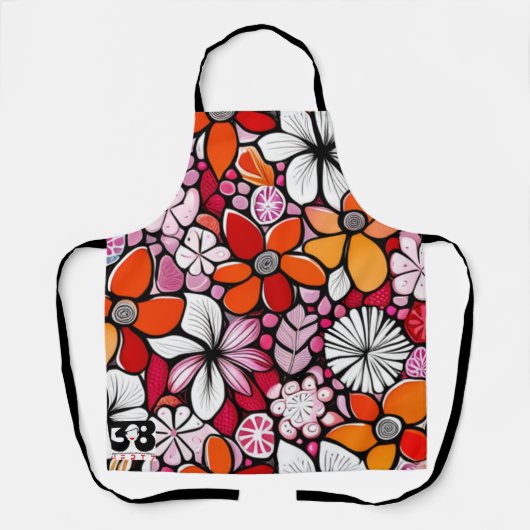 ハワイアン休日 エプロン (正面)