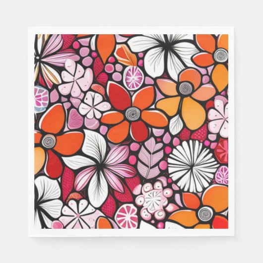 ハワイアン休日 スタンダードランチョンナプキン (正面)