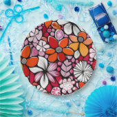 ハワイアン休日 ペーパープレート (パーティー)