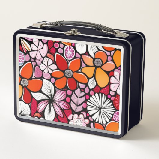 ハワイアン休日 メタルランチボックス (正面)