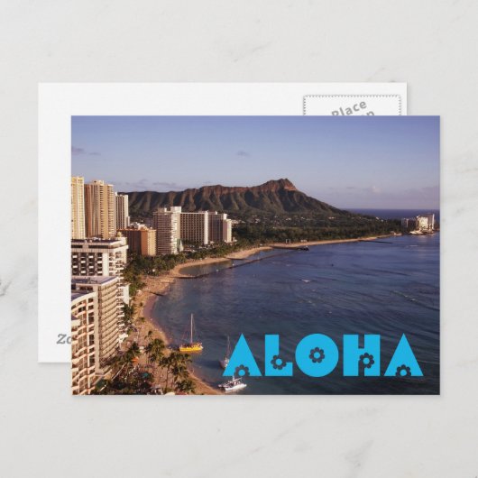 ハワイアン休暇フォトポストカードの追加 ポストカード (正面/裏面)