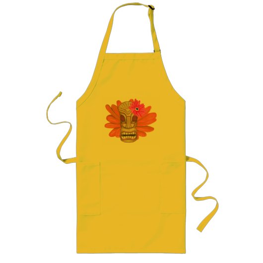 ハワイアン休暇 ロングエプロン (正面)