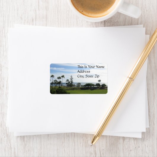 ハワイアン住所 シール (インサイチュ)