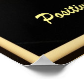 ハワイアン前向き思想 ポスター (角)