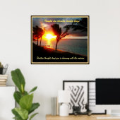 ハワイアン前向き思想 ポスター (ホームオフィス)