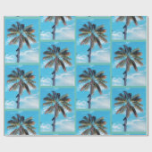 ハワイアン包装紙 ラッピングペーパー (フラット)