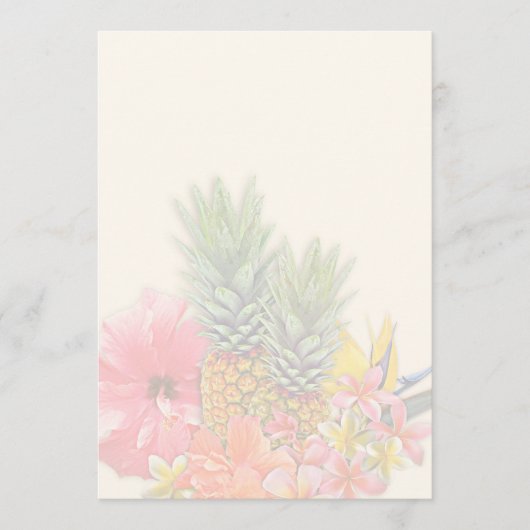 ハワイアン収集の背景空白の プログラム (正面)