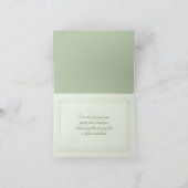 ハワイアン収集折り畳み空白のメッセージテンプレート カード (内部)