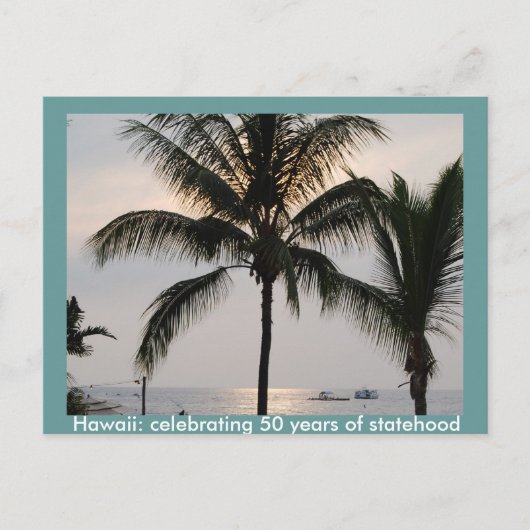 ハワイアン国家 ポストカード (正面)