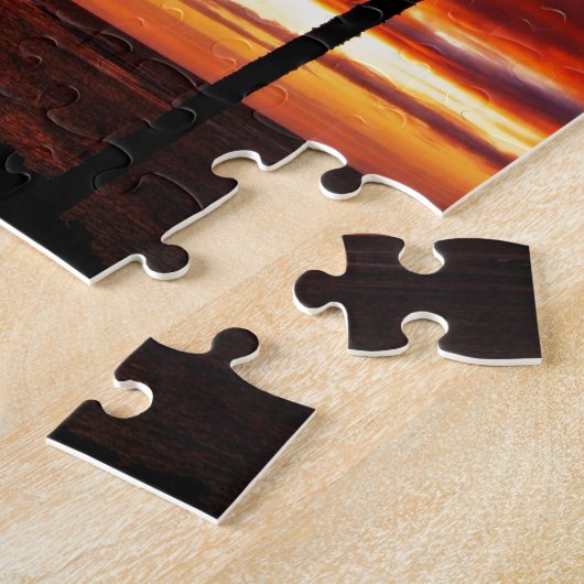 ハワイアン夕日 ジグソーパズル (側面)