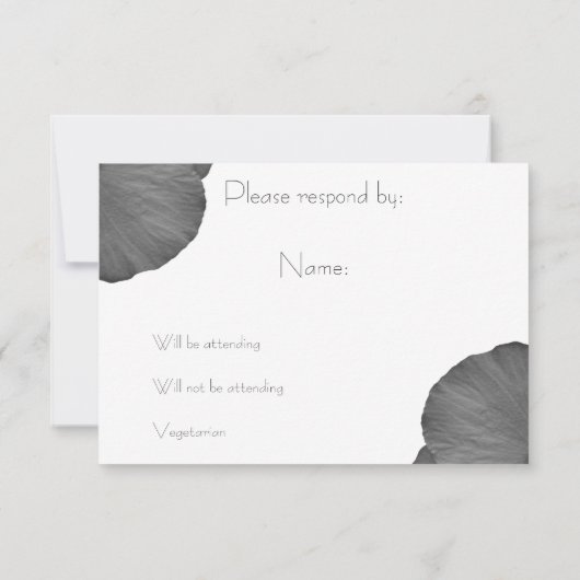 ハワイアン夢 出欠カード (裏面)