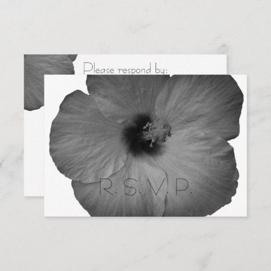 ハワイアン夢 出欠カード (正面/裏面)