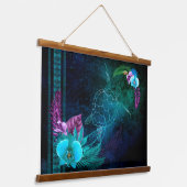 ハワイアン夢 吊り下げ型タペストリー (傾斜あり)