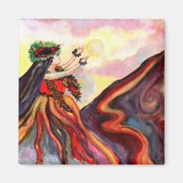 ハワイアン女神ペレマグネット マグネット