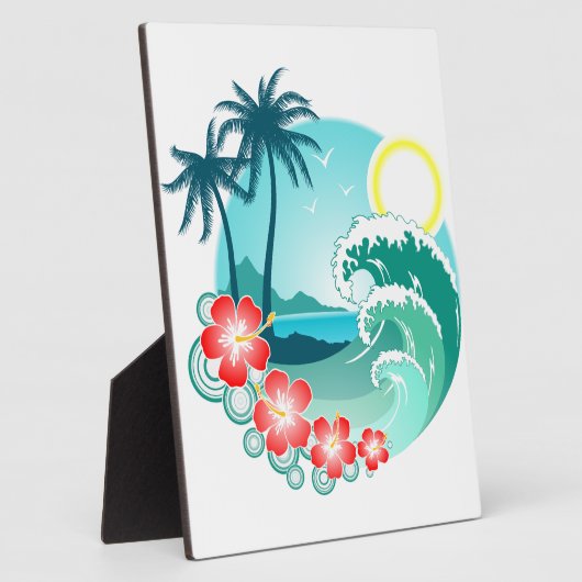 ハワイアン島2 フォトプラーク (側面)