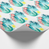 ハワイアン島3 ラッピングペーパー (角)