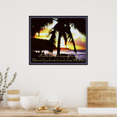 ハワイアン引用文ポスター ポスター (キッチン)