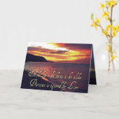 ハワイアン愛のメッセージ カード (黄色い花)