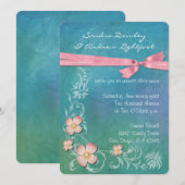 ハワイアン招待 招待状 (正面/裏面)