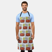 ハワイアン料理プレートランチライスマカロニサラダ エプロン (着用した状態)