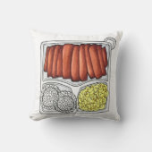 ハワイアン料理プレートランチライスマカロニサラダ クッション (正面)