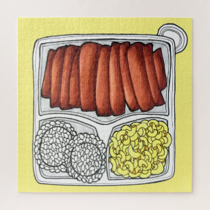 ハワイアン料理プレートランチライスマカロニサラダ ジグソーパズル