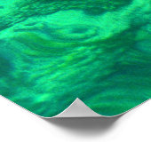 ハワイアン本海カメ（36インチx 24インチ） ポスター (角)