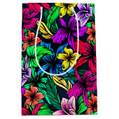 ハワイアン柄 ミディアムペーパーバッグ (正面)