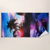 ハワイアン楽園 ビーチタオル (正面)