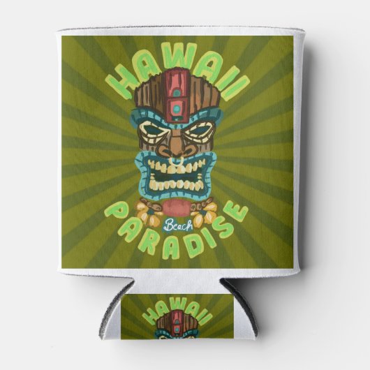 ハワイアン楽園 缶クーラー (正面)