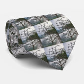 ハワイアン海ビーチツリーフォトビュー ネクタイ (ロール)