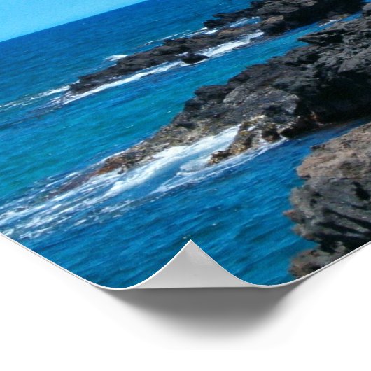 ハワイアン海岸線 ポスター (角)