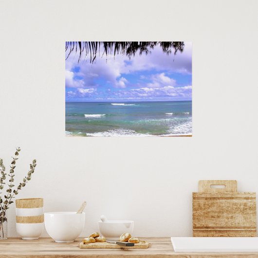 ハワイアン海 ポスター (キッチン)