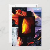 ハワイアン溶岩火山 ポストカード (正面/裏面)
