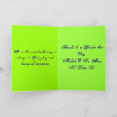 ハワイアン滝と引用文 カード (内部)