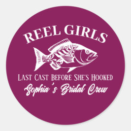 ハワイアン漁師スタイルの独身最後のパーティー ラウンドシール