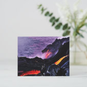 ハワイアン火山はがき ポストカード (スタンド正面)