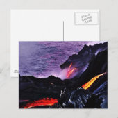 ハワイアン火山はがき ポストカード (正面/裏面)
