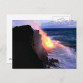 ハワイアン火山はがき ポストカード (正面/裏面)