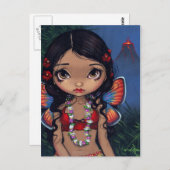 「ハワイアン火山フェアリー」ポストカード ポストカード (正面/裏面)